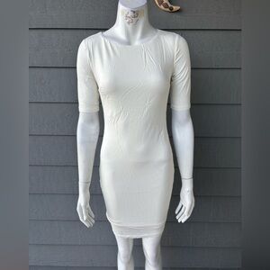 Hera Collection Cream Mini Dress